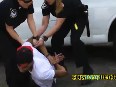 Resistant black criminal gets mistreated in the hottest way ever
